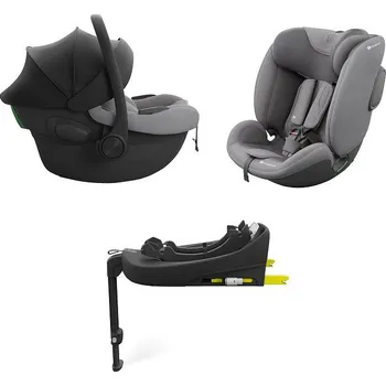 Autosedačka Set Kinderkraft I-FIX ENDURA SAFE 3v1 Barva: Grey autosedačka