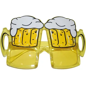 Karnevalový doplněk Party brýle pivo žluté