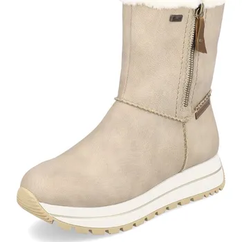 Dámské kozačky Dámská zimní obuv Rieker DZ N4052-60 s membránou béžová 39