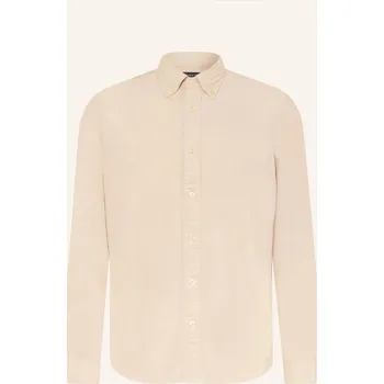 Pánská košile Marc O'polo Pánská Manšestrová Košile Regular Fit, béžová, 38
