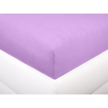Prostěradlo Aaryans Jersey prostěradlo světle fialové Rozměry prostěradla: 90x200 cm