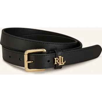 Opasek Lauren Ralph Lauren Dámský Kožený Opasek, černá, 80
