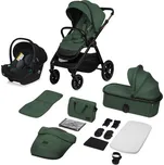 Lionelo - Kombinovaný kočárek 3v1 LAYLA Green Forest
