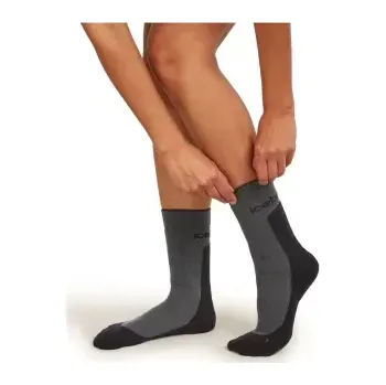 Dámské termo ponožky Icebreaker Wmns Hike+ Medium Crew, Obsidian/Black