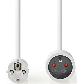 Prodlužovací kabel Nedis PEXC110EWT prodlužovací kabel 10 m, 1 zásuvka, max. 16 A, bílý