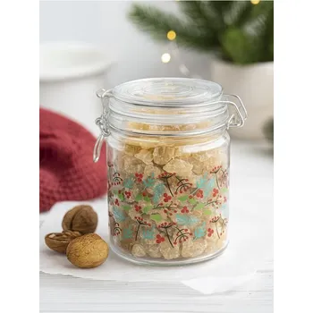 Dóza na potraviny Sinsay - Skleněná nádoba na potraviny s víkem - zelená - 024GN-77X - 024GN-77X-ONE