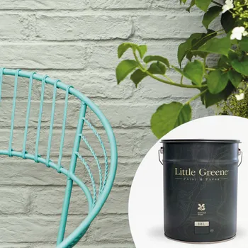 Speciální výtvarná barva Little Greene Barva na cihly na fasádu - 10L - Intelligent Masonry Paint Vyberte odstín:: Dover White (59)