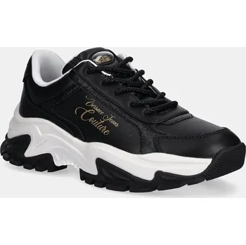 Dámské tenisky Tenisky Versace Jeans Couture dámské, černá barva, 79VA3SV6 ZPB29 899 79VA3SV6.ZPB29.899 99X, EUR 38