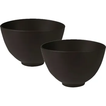 Bafi sada - miska silikonová černá, S - 2ks