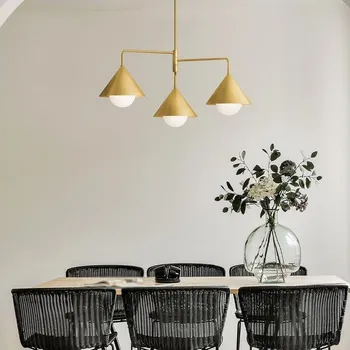 Alora Mood ALM-REMYCK3-GD - Lustr na tyči REMYCK 3xE27/60W/230V zlatá