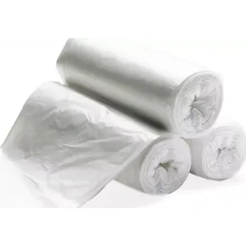 Pytle na odpadky Sáčky do koše 70 l - silný, 63 x 85 cm, role 40 ks, 15 um - bílé