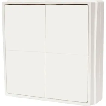 vypínač a zásuvka Shelly BLU Button 4 béžové Bluetooth tlačítko se 4 klávesami