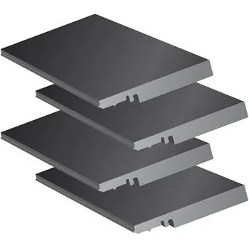 Dveřní kování PLANET zárubně - těsnicí sada, plast černý