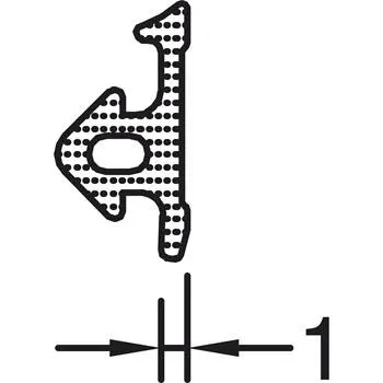 GUTMANN těsnění D 190 F, D=120 m, plast EPDM černý