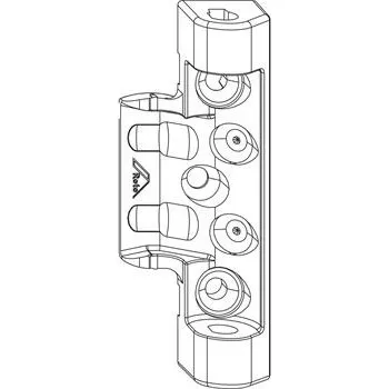 ROTO NX ložisko nůžek T Standard 12/18 dřevo 9/13V bez závrt. čepů stříbrné