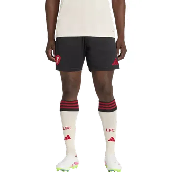 Pánské venkovní fotbalové šortky Adidas Liverpool FC 25/26 černé