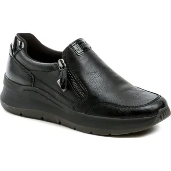 Dámské polobotky Jana 8-24761-45 černé dámské polobotky šíře H EU 41 + DÁREK