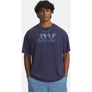 Under Armour Pánské tričko UA HWT ATHLETES OS SS-BLU 6004936-403 Modrá SM