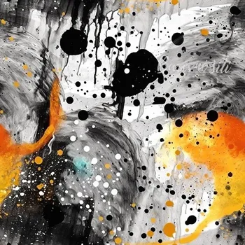 Úplet, Černá, žlutá a bílá (E) (Top kvalitní úplet Bella digitisk)