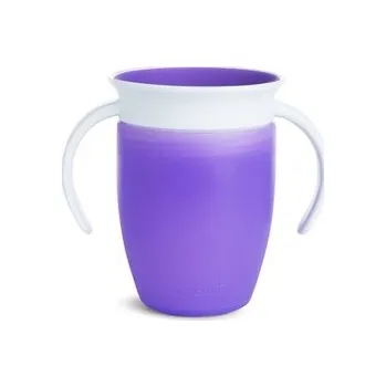 dětská jídelní sada Munchkin - Juniorský netekoucí hrneček 360°s oušky 207 ml-fialov