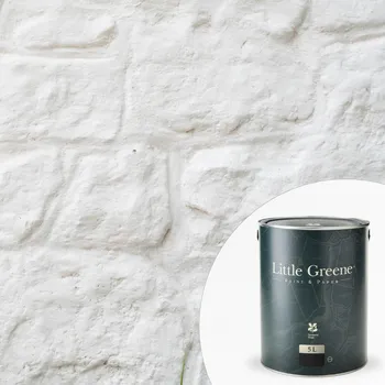 Speciální výtvarná barva Little Greene Barva na kámen na fasádu - 5L - Intelligent Masonry Paint Vyberte odstín:: Silent White Mid (330)