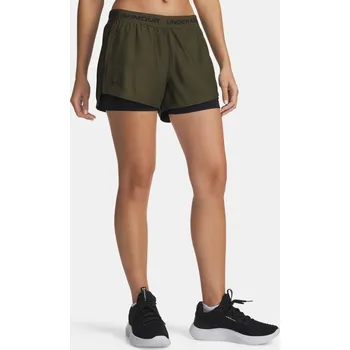 Dámské kraťasy Dámské kraťasy Under Armour Tech Play Up 2in1 Shorts 1389895-308 Zelená XL