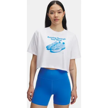 Dámské tričko Under Armour UA Varsity OS SS-WHT 6006970-100 Bílá XXL