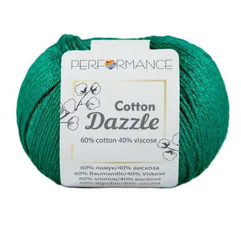 Příze Příze Performance Cotton Dazzle lahvově zelená