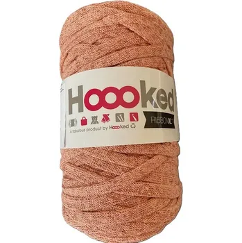 Příze Špagetová příze Hooked Ribbon XL broskvová