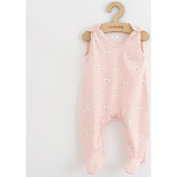 Kojenecké dupačky New Baby Classic II medvídek bílý Růžová 50