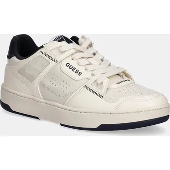 Pánské tenisky Tenisky Guess VINCENT pánské, béžová barva, FMTVIN ELE12 FMTVIN.ELE12.WHIBL 01X, EUR 42