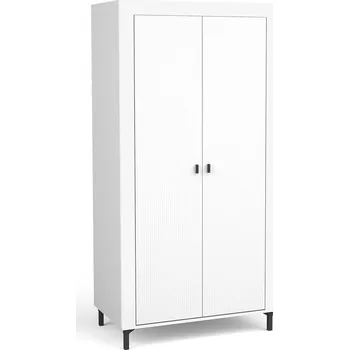 Dolmar Šatní skříň Mossa MO1 Provedení - vyberte: Dub whisky + bílý mat