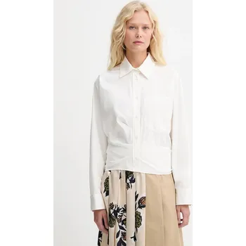 Bavlněná košile Weekend Max Mara FRESCO 2525116072600 béžová 01X, vel. 40