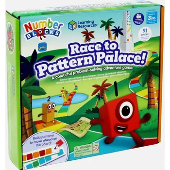 Desková hra Learning Resources - Hra Numberblocks - Závod do paláce vzorů