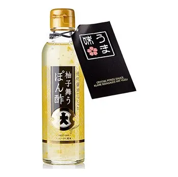 Omáčka Bosfood Crystal Ponzu omáčka, čirá sójová omáčka s yuzu, Fundodai, Japonsko 200ml