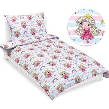 Povlečení Povlečení bavlněné Junior Růžová BX12374 - 140x200, 70x90 cm