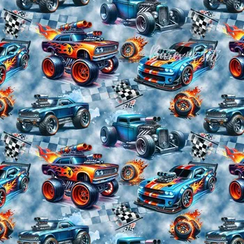 Úplet, Vytuněná závodní auta (E) (Top kvalitní úplet Bella digitisk)