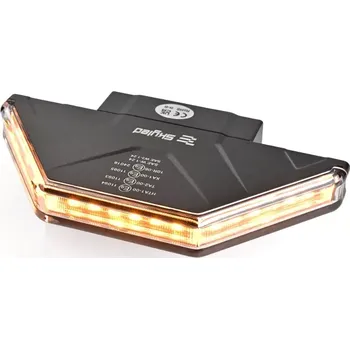 Maják Rohové výstražné světlo Skyled 196x104 mm, 18LED, ECE R10, R65 - oranžové