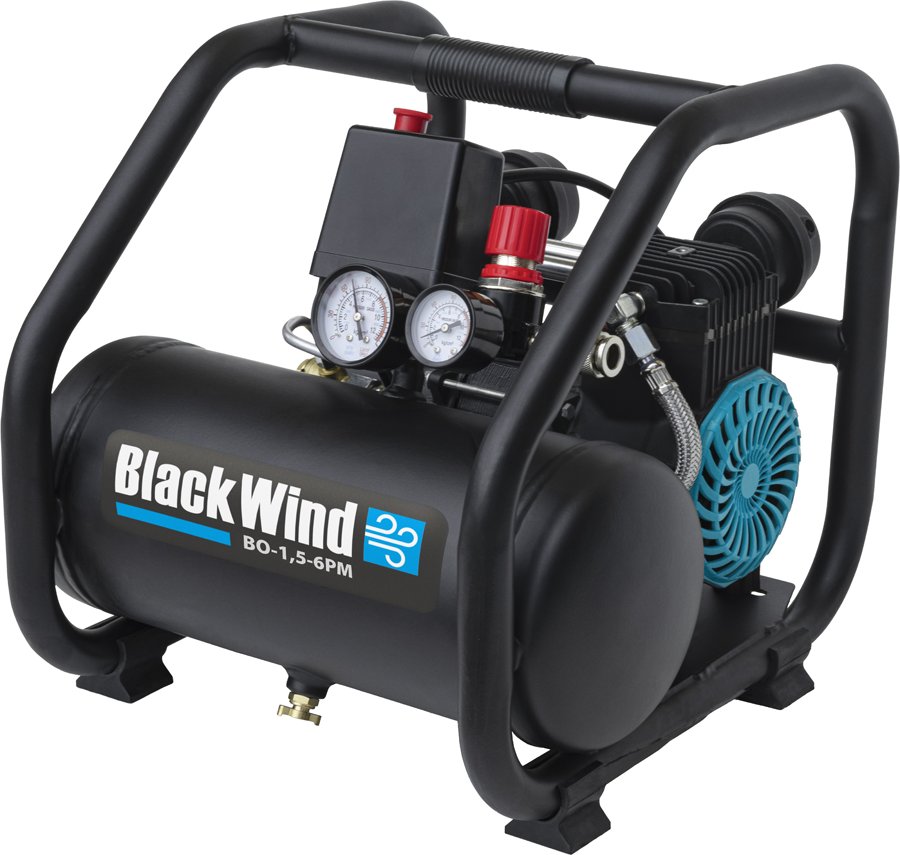 Black Wind Kompresor Black Wind, 6 l (BO-1,5-6PM)