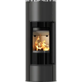 Krbová kamna Ocelová kamna na dřevo KRATKI ERIK Vysoká, průměr 150, 5,5 kW ERIK/W