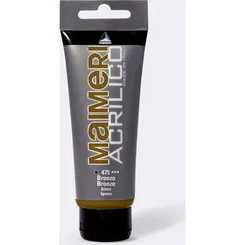 Vodová barva Akrylová barva Maimeri Acrilico 200 ml - bronzová 475