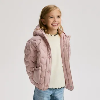 Dívčí bunda Reserved - Tenká prošívaná bunda - růžová - 213EX-38X - 213EX-38X-164