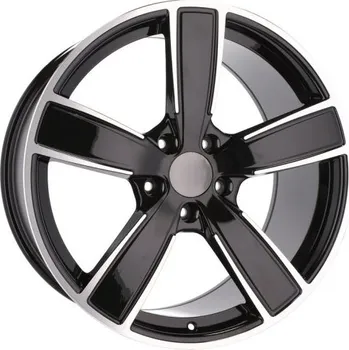 Alu kolo Alu kola Racing Line H5082, 21x9.5 5x130 ET46, černá + leštění (zátěžová)