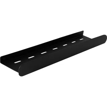 Koupelnový nábytek Nástěnná police do koupelny REA SF03 45cm černá mat