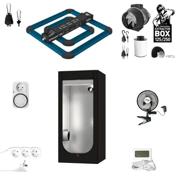 Pěstební box Kompletní grow box 200W LED Basic, 80x80x180 cm
