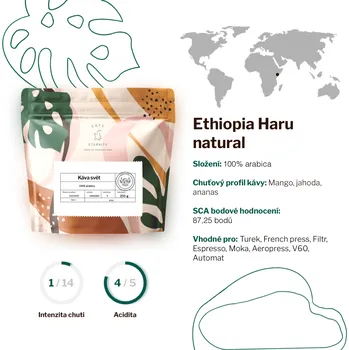 Ethiopia Haru Natural Ethiopská Symfonie 250 g
