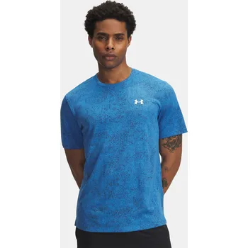 Pánská móda Pánské tričko Under Armour UA Tech Tee Pixelate-BLU 6005920-402 Modrá XL