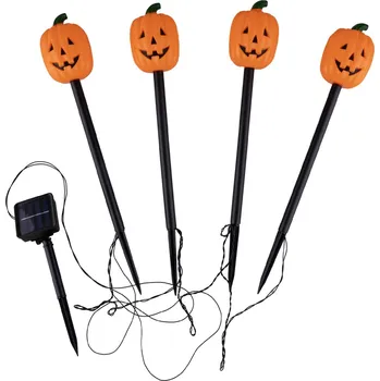 Party dekorace Světla ve tvaru dýně, 4 LED