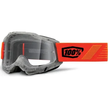 Motocyklové brýle Motokrosové brýle 100% ACCURI 2 Schrute s čirým plexi