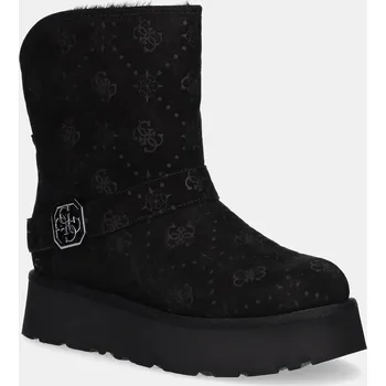 Dámská zimní obuv Sněhule Guess DOLSAY2 černá barva, FLFDOL ESU10 FLFDOL.ESU10.BLACK 99X, EUR 37